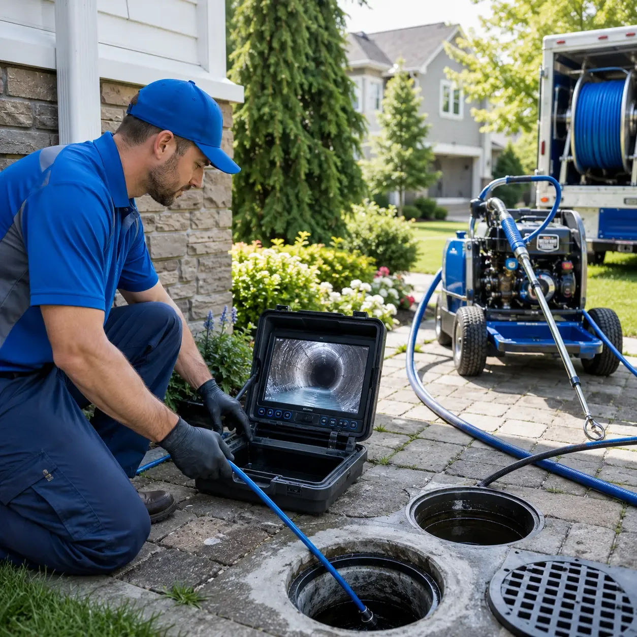 Outdoor drain cleaning professionals serving Avon, MA
